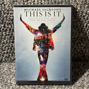 Michael Jackson's 2009 This Is It DVD New in Wrapper